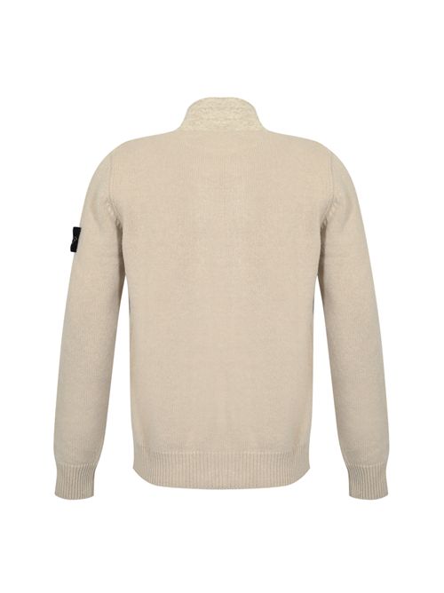 Maglione 5100047 Lambswool in lana Desert sand STONE ISLAND | 5100047S00A3V009A